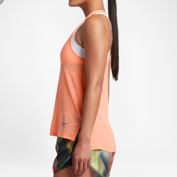 NWT Nike Breathe Tank Cool Frozen Peach 🍑 WMNS - Picture 5 of 7